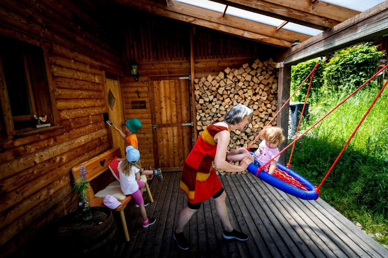 Naturpark Huette Mandl, Biobauernhof & Huettenurlaub Санкт-Ламбрехт Экстерьер фото
